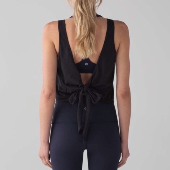 lululemon athletica Tops - Lululemon It’s A Tie Tank - Black!